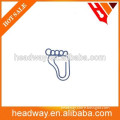 colorful originality Promotion child sole shape paper clip